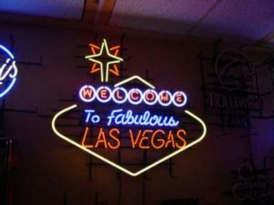 Neon "Wel.. t. Fabu.. Las Vegas" L 220v