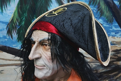 sale Pirate hat "Captain Hook"
