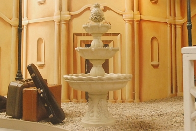 Fountain sandcoloured 220v
