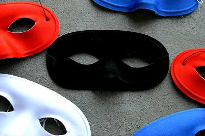 sale Mask Velvet Loop, Black