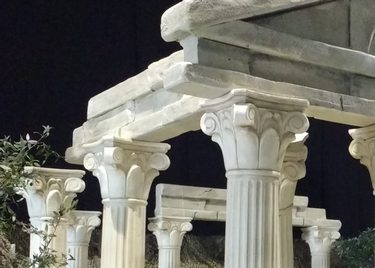 Architrave,sideblock of a Greek Temple