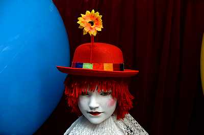 sale Clown's hat with Flower