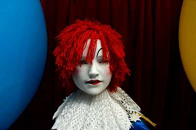 sale a Red Clown's Wig of cord