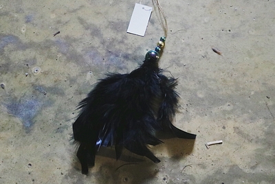 Sale Pendant of Just Plumes Black