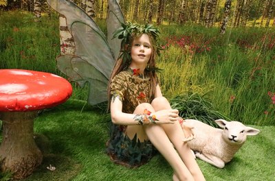 Elf, Fairy sitting down