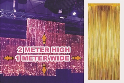 sale Tinsel-Curtain Gold 200H